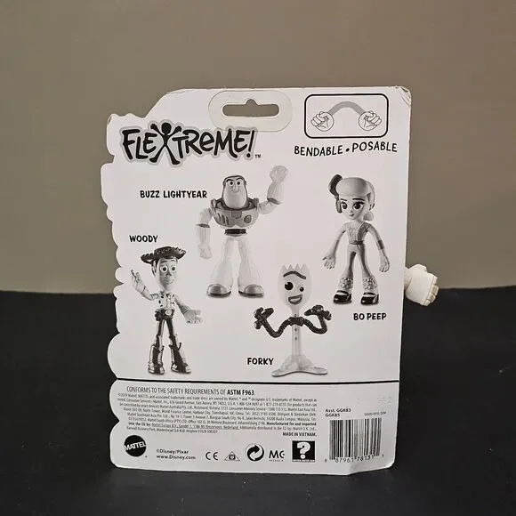 New Toy Story 4 Buzz Lightyear Flextreme Toy Bendable 7 Inch - Picture 2 of 2